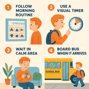 Helping Children with Autism Get Ready for the School Bus: Practical Routines That Work